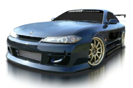 ファイナルコネクション シルビア S15 リアバンパースポイラー FRP 未塗装/ゲルコート FINALKONNEXION INTRUDERseries イントルーダーシリーズ