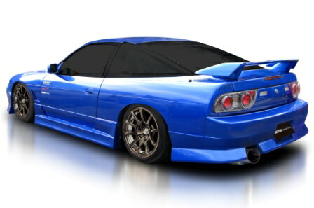 ファイナルコネクション 180SX リアバンパースポイラー FRP 未塗装/ゲルコート FINALKONNEXION INTRUDERseries イントルーダーシリーズ