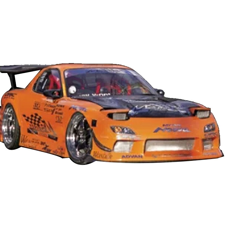 マック RX-7 RX7 FD3S フロントバンパー FRP 未塗装 mac M SPORTS エムスポーツ|シンシアモール 店