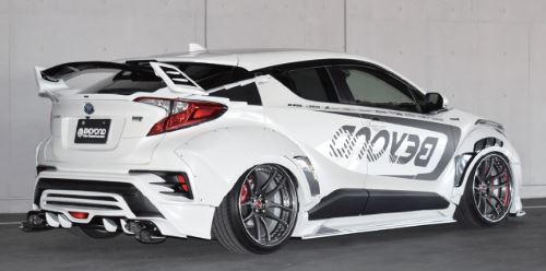 マック C-HR CHR サイドステップ + サイドディフューザー FRP 未塗装 mac BEYOND SHAPE ビヨンド