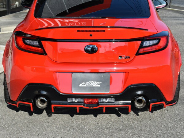 マック GR86 リアディフューザー 3P クラッシュカーボン クリアペイント済み mac M SPORTS エムスポーツ