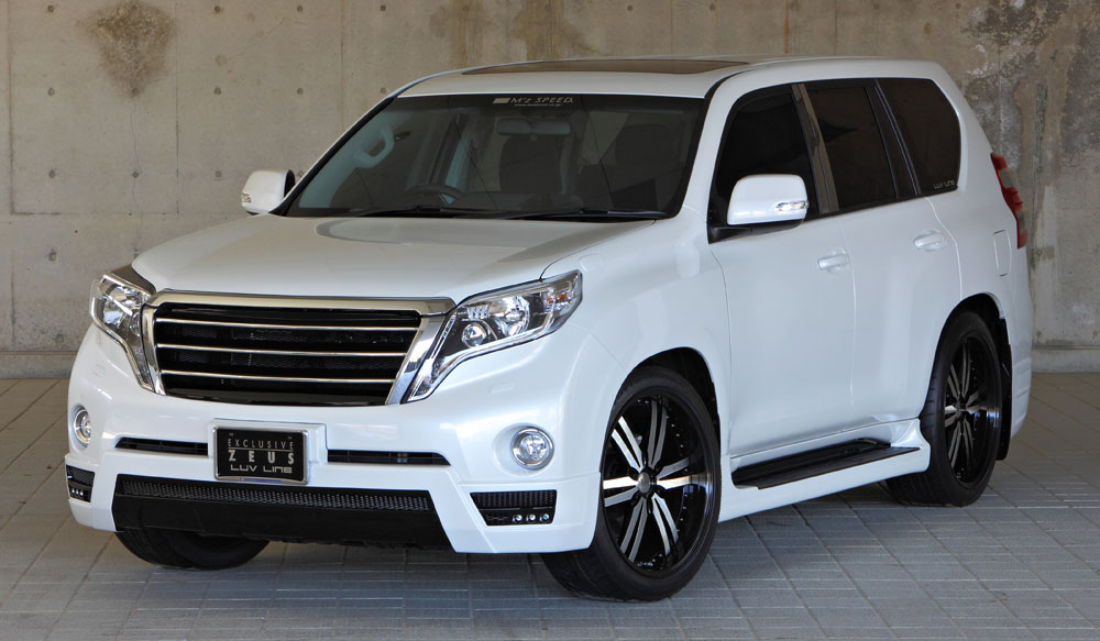 エムズスピード ランドクルーザープラド GRJ15# TRJ15# GDJ15# 4点セット 2色塗り分け塗装 2321-s002 M'z SPEED LUV LINE ラヴライン