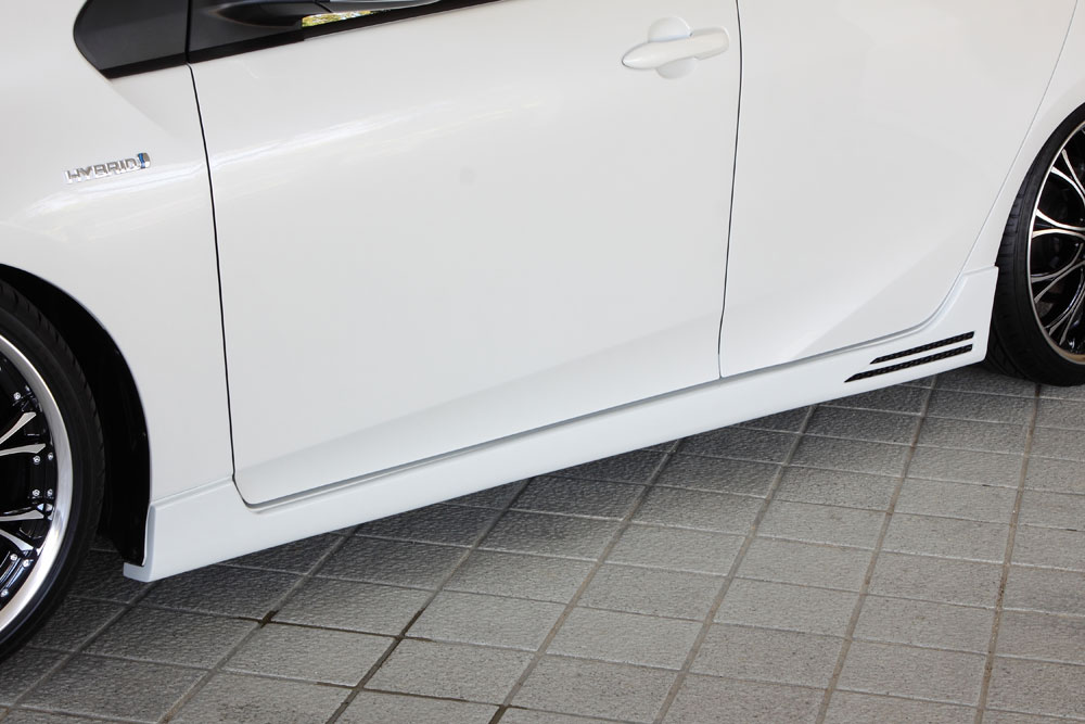 エムズスピード プリウス ZVW50 前期 サイドステップ 未塗装 1392-2113 M'z SPEED GLMRS LINE グラマラスライン