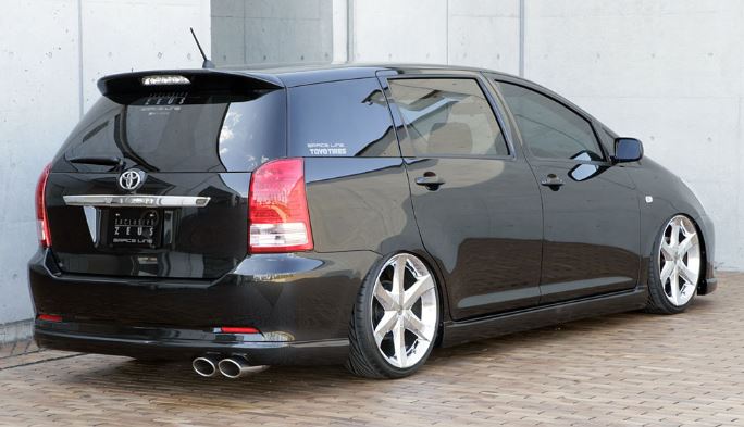 エムズスピード ウィッシュ Ne 後期 リアアンダースポイラー 塗装済 3031 3232 9 M Z Speed Graceline グレースライン Voli Me