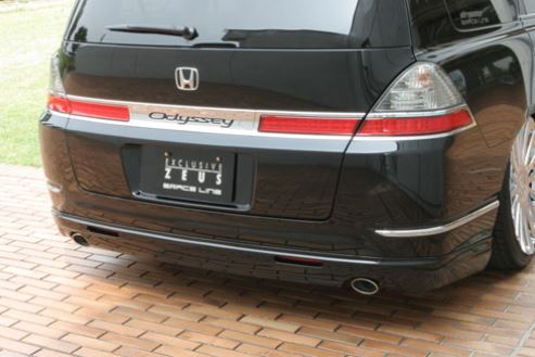 エムズスピード オデッセイ RB1 RB2 後期 リアアンダースポイラー 塗装済 3091-3132-92p M'z SPEED GRACE LINE グレースライン