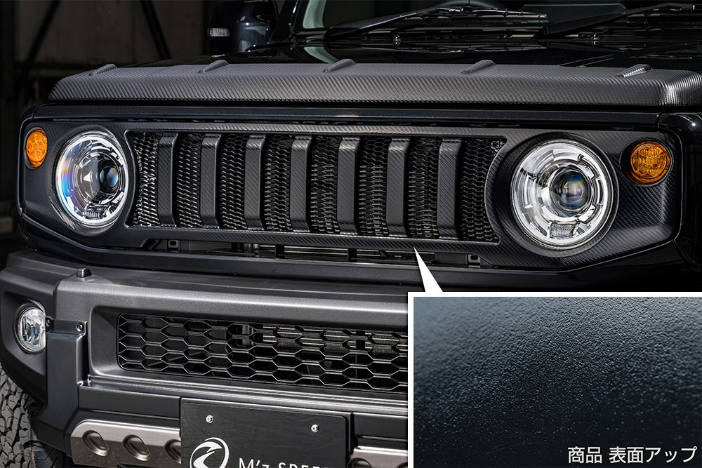 エムズスピード ジムニー ノマド JC74W フロントグリル AES製 2401-4510 M'z SPEED LUV LINE ラヴライン
