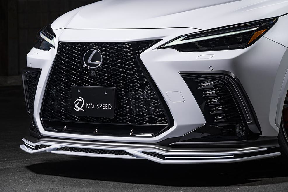 エムズスピード NX350 NX350h NX450h+ Fスポーツ AAZH20 AAZH25 AAZH26 TAZA25 フロントハーフスポイラー AES製 未塗装 2362-1110 M'z SPEED LUV LINE ラブライン|シンシアモール 店