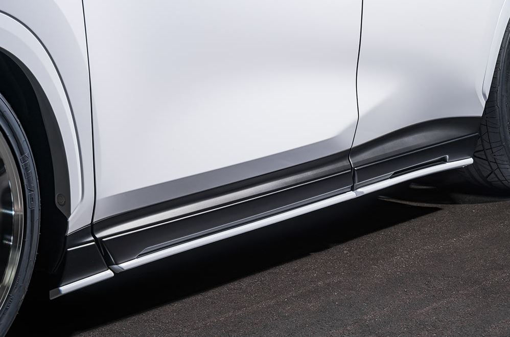 エムズスピード NX350 NX350h NX450h+ Fスポーツ AAZH20 AAZH25 AAZH26 TAZA25 サイドステップ AES製 塗装済 2362-2110-212 M'z SPEED LUV LINE ラブライン|シンシアモール 店