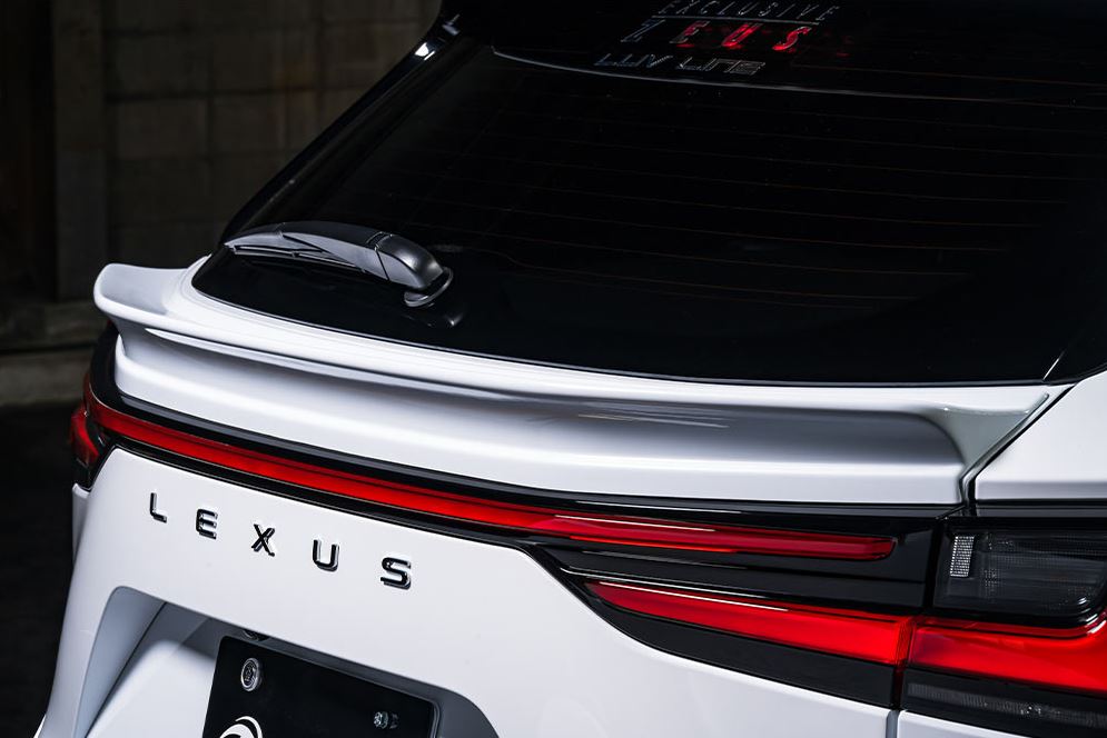 エムズスピード NX350 NX350h NX450h+ Fスポーツ AAZH20 AAZH25 AAZH26 TAZA25 リアゲートスポイラー ABS製 未塗装 2362-5110 M'z SPEED LUV LINE ラブライン