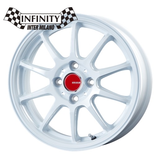15インチ 4H100 5.5J+45 4穴 INFINITY F10 ホイール 4本 WH BEST インフィンティ F10 ベスト CH