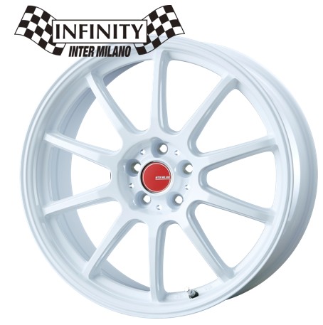 17インチ 5H114.3 7J+45 5穴 INFINITY F10 ホイール 4本 WH BEST インフィンティ F10 ベスト CH