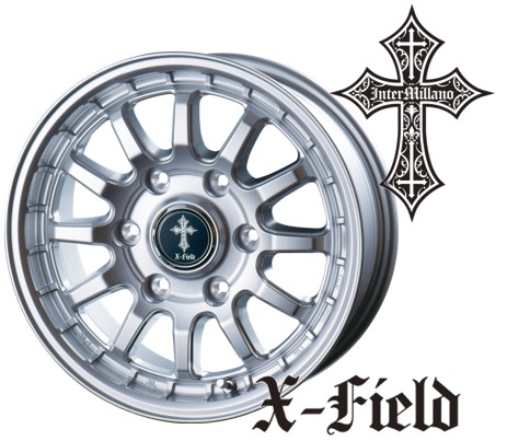 18インチ 6H139.7 8J+55 6穴 X-FIELD α ホイール 1本 シルバー BEST クロスフィールド アルファ ベスト CH｜シンシアモール 店