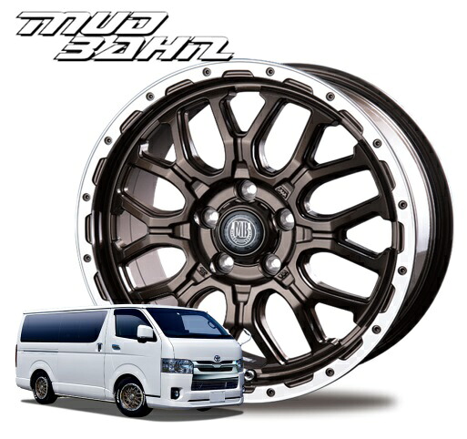 17インチ 5H114.3 7.0J+38 5穴 MUD BAHN XR-800M ホイール 1本 グロスブロンズ/リムポリッシュ BEST マッドバーン XR-800M ベスト CH|シンシアモール 店