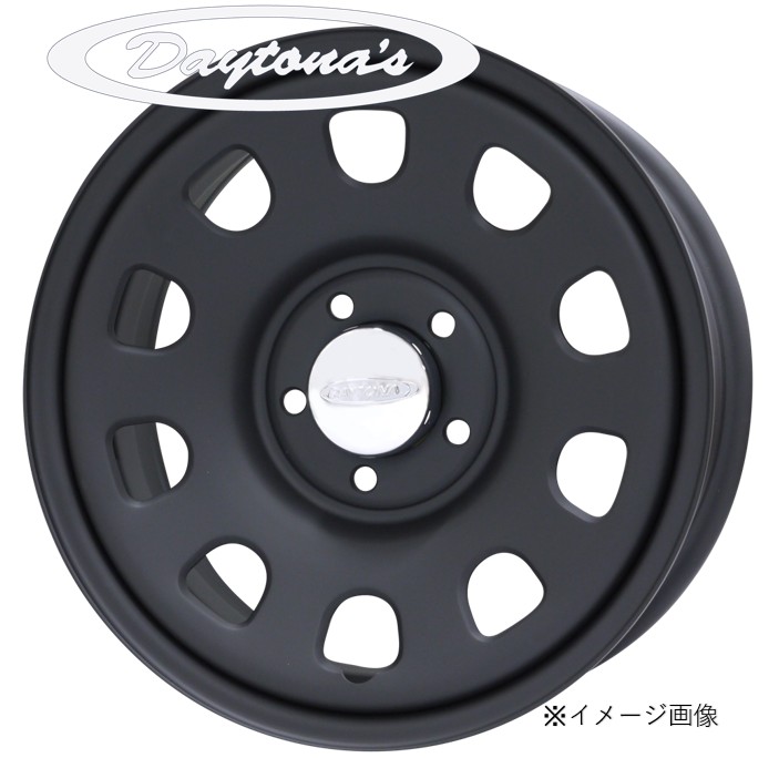16インチ 6H139.7 8J&plusmn;00 6穴 DAYTONA'S ホイール 1本 ﾏｯﾄﾌﾞﾗｯｸ MORITA デイトナズ モリタ｜シンシアモール 店