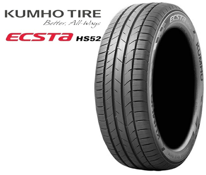 185/55R16 4本 クムホ 夏 サマー スポーツタイヤ KUMHO ECSTA HS52 エクスタ HS52｜シンシアモール 店