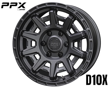 楽天市場】PPX D10X 15インチ 6.0J 44 6-139.7 ブラック×ポリッシュ