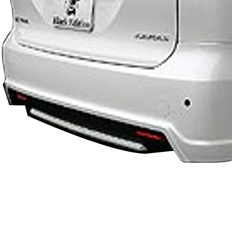 乱人 エスティマ AHR20W 前期 リアバンパー(LEDリフレクターキット付) 未塗装 RANDO Black Edition ブラックエディション