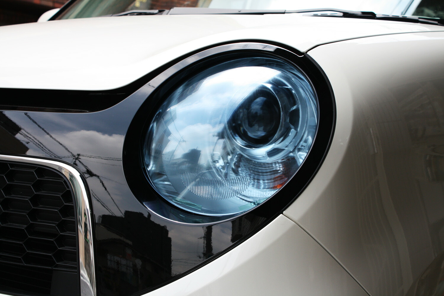 楽天市場】N-ONE JG1/JG2 ヘッドライトカバー 左右1set イエロー