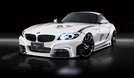 ロウェン Z4 ABA-LM25 30 35 フロントバンパー FRP 未塗装 1B001A10 ROWEN PREMIUM プレミアム|シンシアモール 店