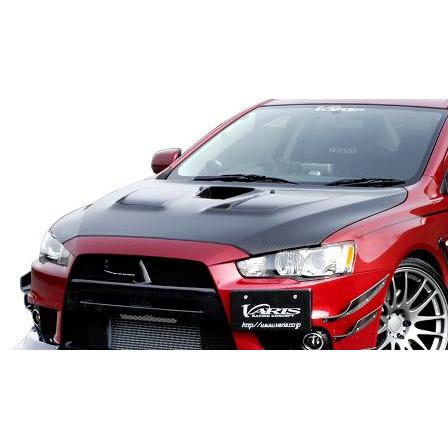 バリス ランサーエボリューション10 ランエボX CZ4A クーリングボンネット 09ver FRP 未塗装 VBMI-116 VARIS