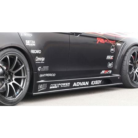 バリス ランサーエボリューション10 ランエボX サイドスカート コラボレーションエアロ FRP 未塗装 VOMI-004 VARIS 70,083円