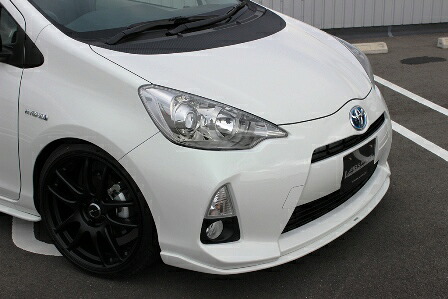 VABスポーツ VAB SPORT アクア NHP10 前期 後期 フロントリップスポイラー FRP 未塗装