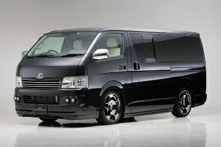ヴァルド ハイエース KDH/TRH200 3点キット FRP製 未塗装 WALD Executive Line エクゼクティブライン｜シンシアモール 店