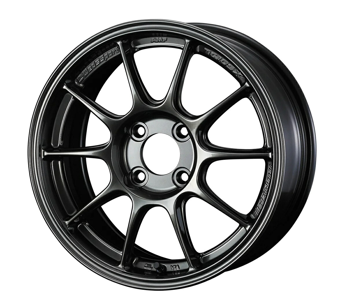 15インチ 4H100 7.0J 7J+48 4穴 ホイール 1本 EJ-TITAN WEDS WedsSport TC105X|シンシアモール 店