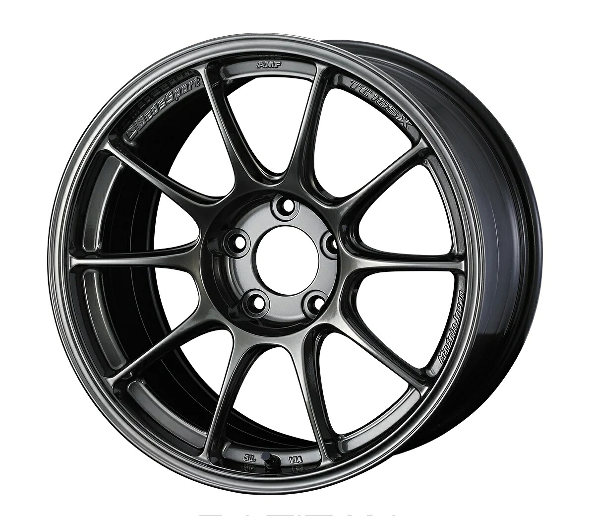 17インチ 5H100 9.0J 9J+35 5穴 ホイール 4本 EJ-TITAN WEDS WedsSport TC105X|シンシアモール 店