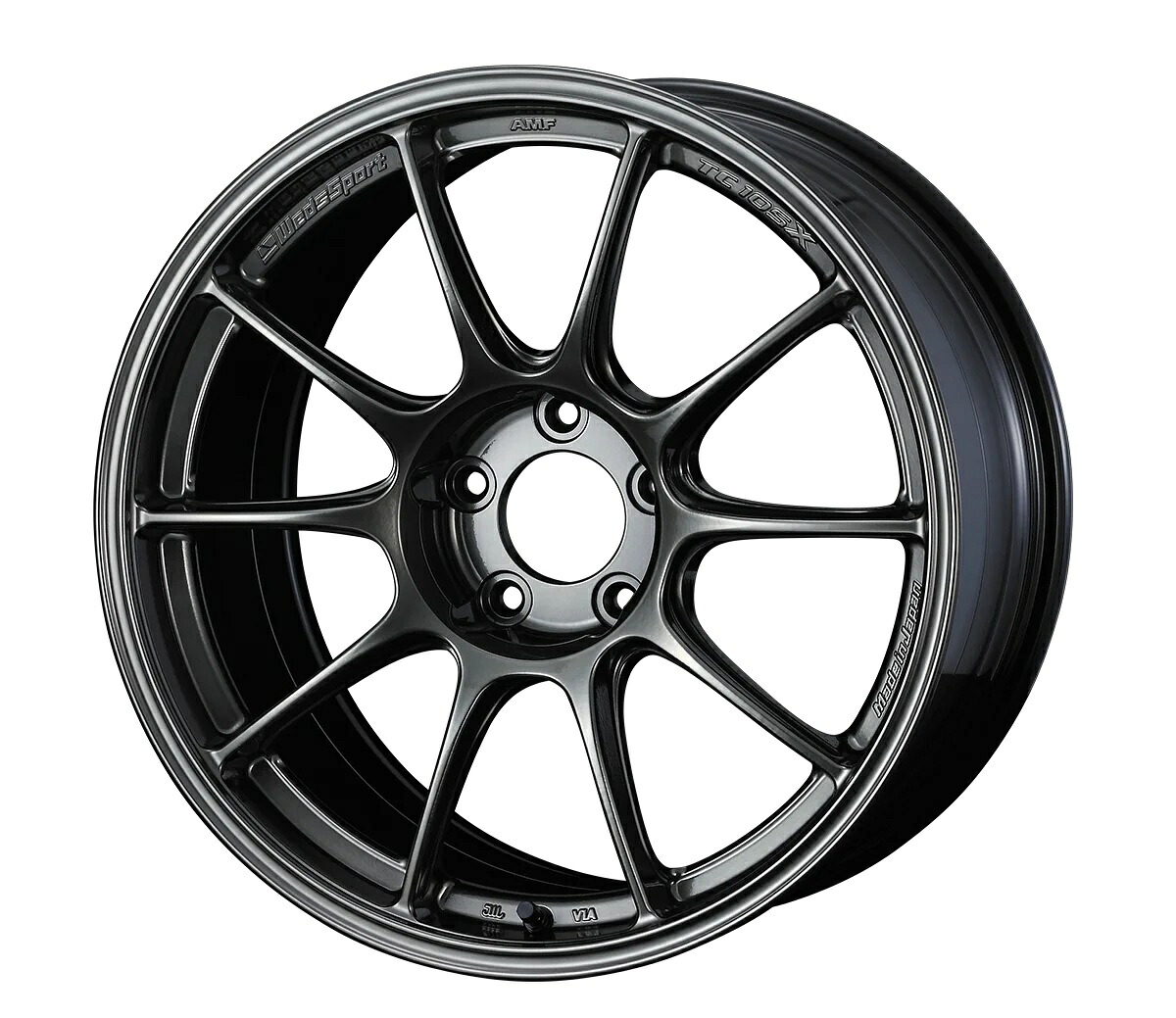 18インチ 5H100 9.0J 9J+45 5穴 ホイール 4本 EJ-TITAN WEDS WedsSport TC105X｜シンシアモール 店
