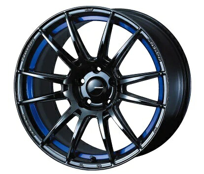 17インチ 4H100 6.5J+42 4穴 ホイール 4本 BLC 2 ブルーライトクロームツー WEDS WedsSport SA-62R｜シンシアモール 店