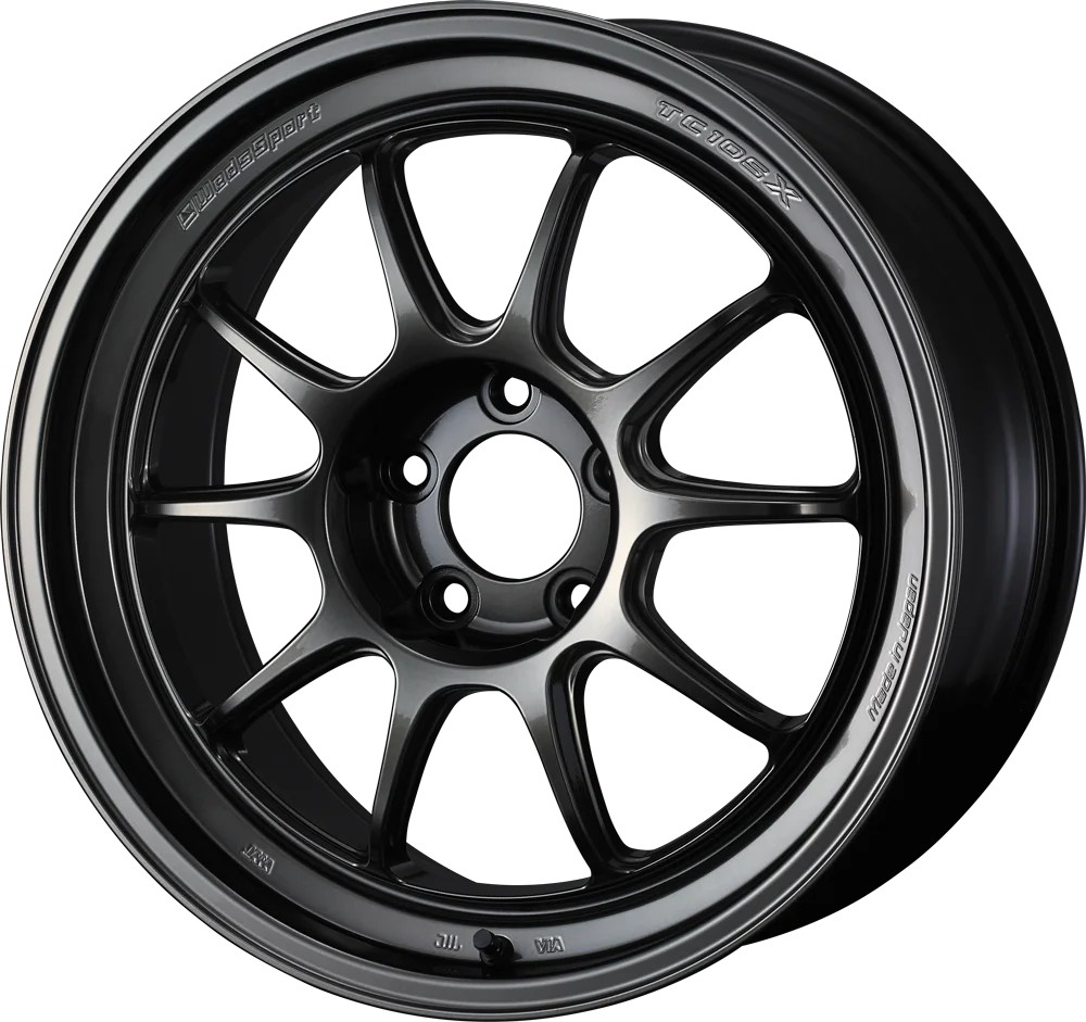 18インチ 5H100 8.5J+43 5穴 ホイール 1本 EJチタン EJ-TITAN WedsSport TC105X DSR ウェッズスポーツ｜シンシアモール 店