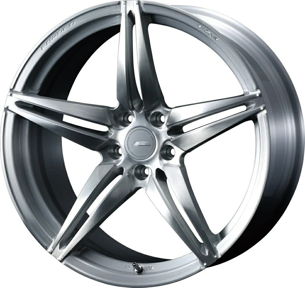20インチ 5H114.3 9.5J+48 5穴 ウェッズ エフゼロ エフゼットスリー ホイール 4本 ブラッシュド WEDS F ZERO FZ-3