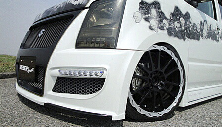 ウェーバースポーツ ワゴンR MH21 MH22S フロントバンパー FRP 未塗装 WEBER SPORTS｜シンシアモール 店