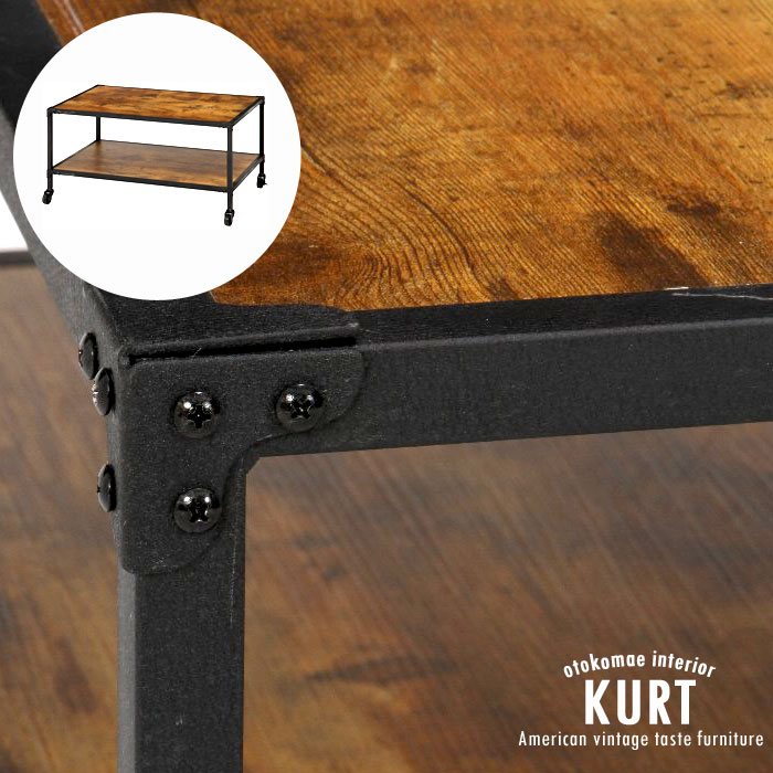 クーポン500円off 送料無料 テーブル 幅84 センターテーブル オンライン リビングテーブル コーヒーテーブル カフェテーブル キャスター付き キャスター 木製 男前インテリア 男前家具 リビング 収納 薄型 スリム 家具 おしゃれ インテリア 家具雑貨の通販