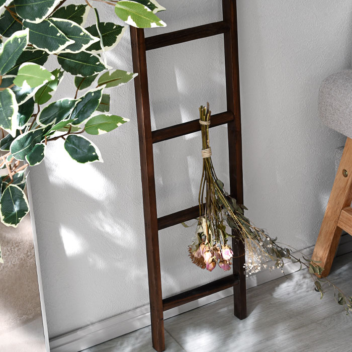 ☆スーパーセール 10％OFF☆ラダーラック はしご 木製 インテリア 雑貨