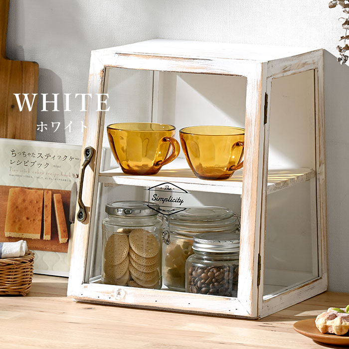 受注　北欧風　ウォールナット無垢材×強化ガラスの卓上ガラスケース 2段棚 木製 ガラスケース アンティーク 卓上 木製 ガラス 2段 ディスプレイ