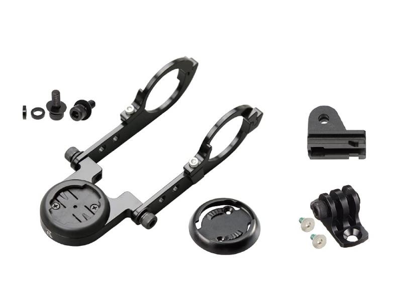[レックマウント]「第三世代」タイプ19 ガーミン/ポラール用 コンボマウント(タイプ2 GP-K400A+GP-CATHL1付き)【N19-PL+GP】ハンドルのクランプ径31.8mm用(標準サイズ)