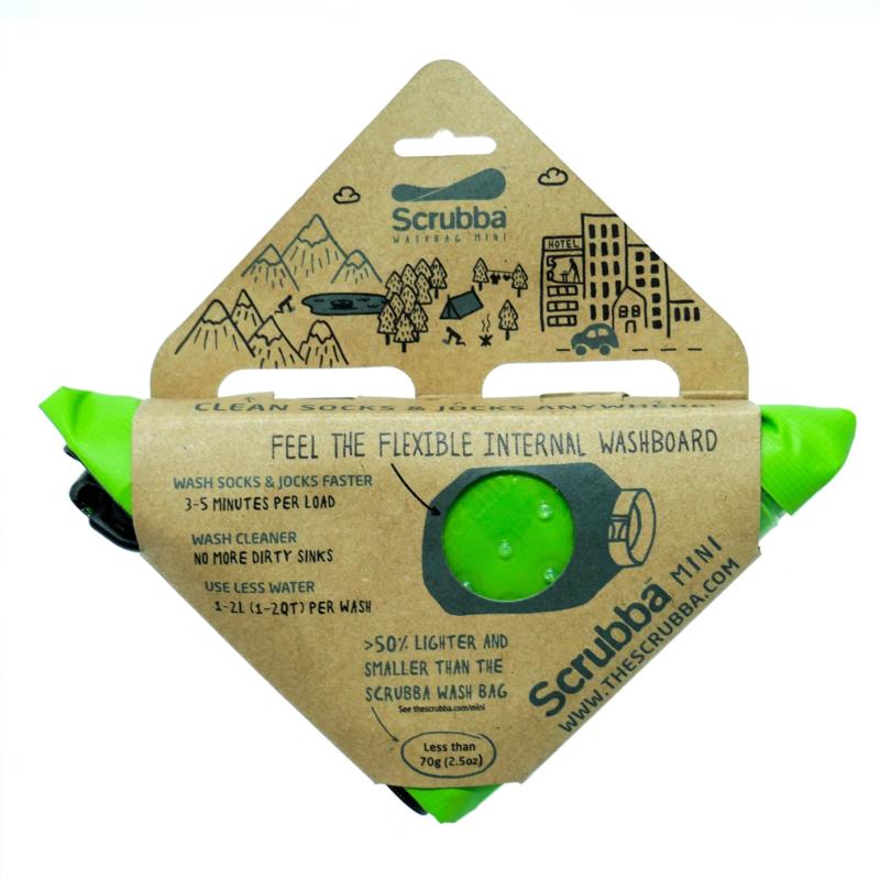 Scrubba スクラバ ウォッシュバッグ ミニ 超軽量 旅行用 洗濯袋 手洗い トラベル 最小 エコ 洗濯バッグ 携帯用 キャンプ アウトドア どこでも洗える ランドリーバッグ (グリーン) 5,708円