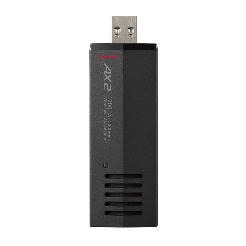 バッファロー 11ax/ac/n/a/g/b 無線LAN子機 USB3.2 (Gen 1) 対応 内蔵アンテナタイプ