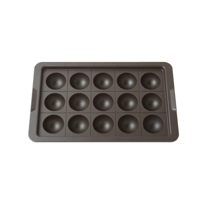 レコルト ホームバーベキュー 専用 別売りプレート たこ焼きプレート 直径4.5cmの大玉が作れる 15穴 ホットプレート 洗える 焼き菓子 アヒージョ RBQ-1 recolte Home BBQ A4レシピブック付