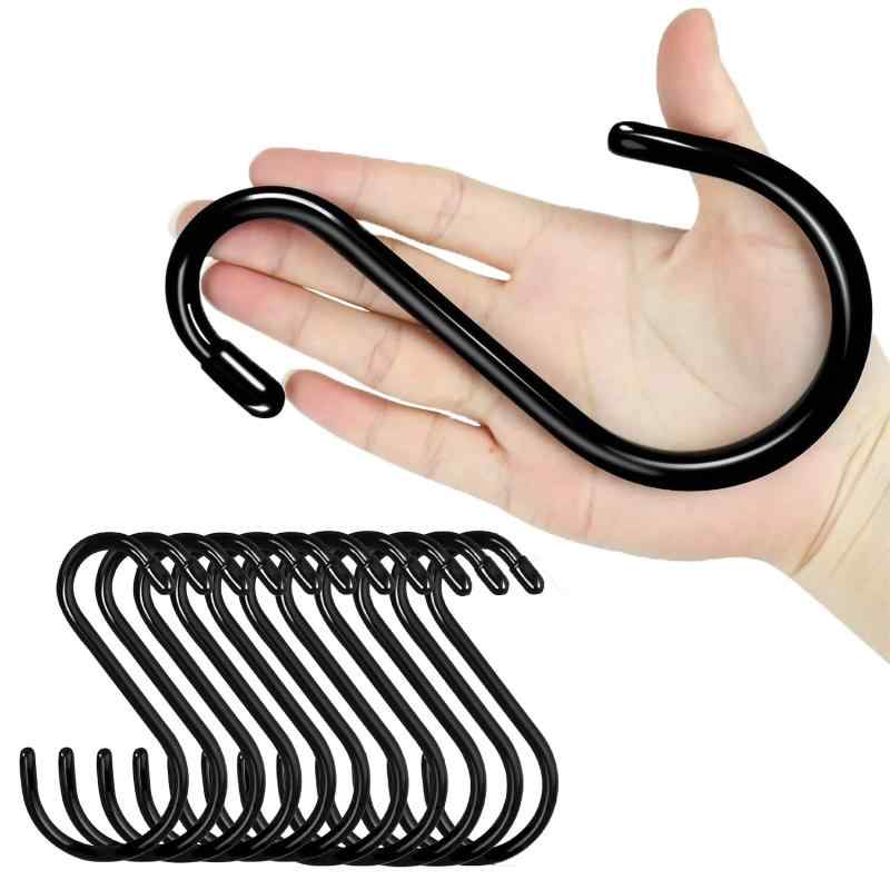 楽天市場】S字フック 12個 大きい 頑丈 滑り止めゴムコーティング 落ち