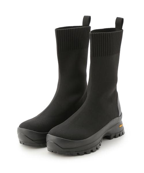 [フレイ アイディー] vibram ソールニットショートブーツ FWGS244354 レディース