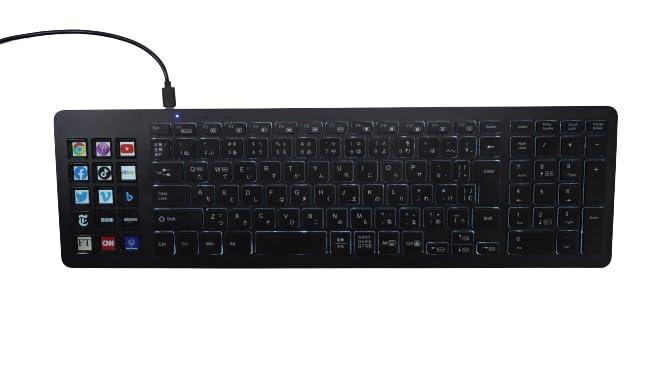 HSV298 キーボード 左手デバイス ショートカットキー 15個のカスタムLCDキー アプリで起動 Twitch YouTube