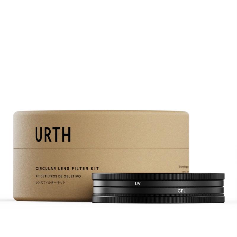 Urth UV + CPL レンズフィルターキット UV 偏光フィルター (高透過率 / 8層 ナノコーティング) レンズ保護レンズプロテクター 光学ガラス