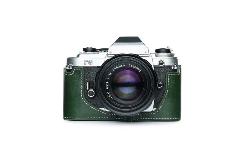 TP Original Nikon FG FG20 専用 ブルタイプ 本革 ボディケース 5 色