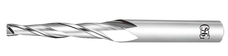 オーエスジー 2枚刃ハイステーパエンドミルレギュラ形 外径10mm 全長107mm 刃長50mm シャンク径12mm TPDR 10×2°×107×50(85137)