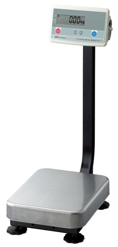 A&D 検定付きデジタル台はかり FG-60KAM-K ひょう量:60kg 最小表示:0.02kg(使用範囲:0.4~60kg) 皿寸法:300(W)*380(D)mm