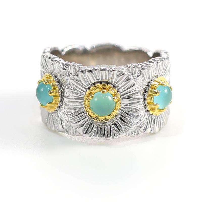 指輪 レディース シルバー925 藍瑪瑙 デイジーモチーフ 高級感 オパール ピンク系 エレガント オープンリング 調節可能 大人かわいい アクセサリー ジュエリー 重ね付け フリーサイズ ギフト シンプル 上品 華奢 人気 デザイン ファッション小物｜sinkouecomart