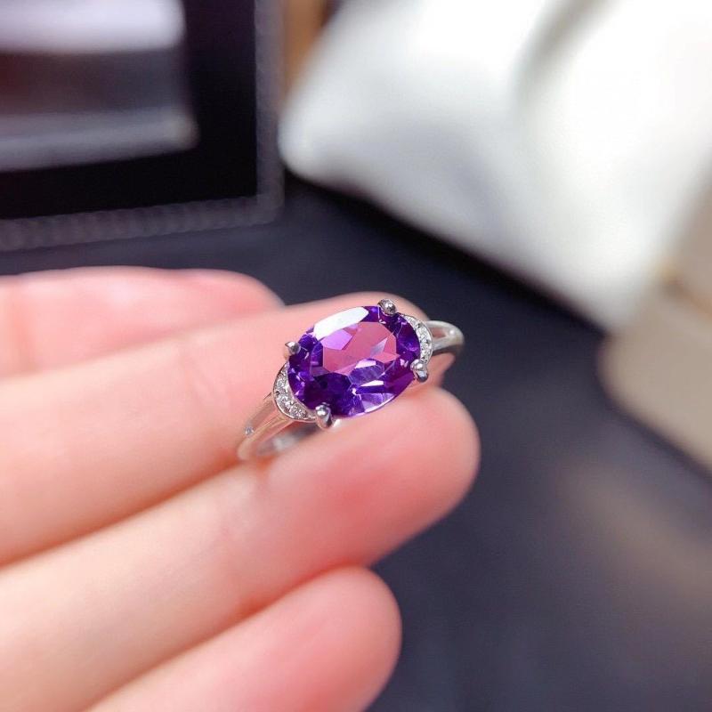 指輪 シルバー 石 カラージェム インセット シンプル モダン ファッション アクセサリー 日常使い エレガント ジュエリー｜sinkouecomart